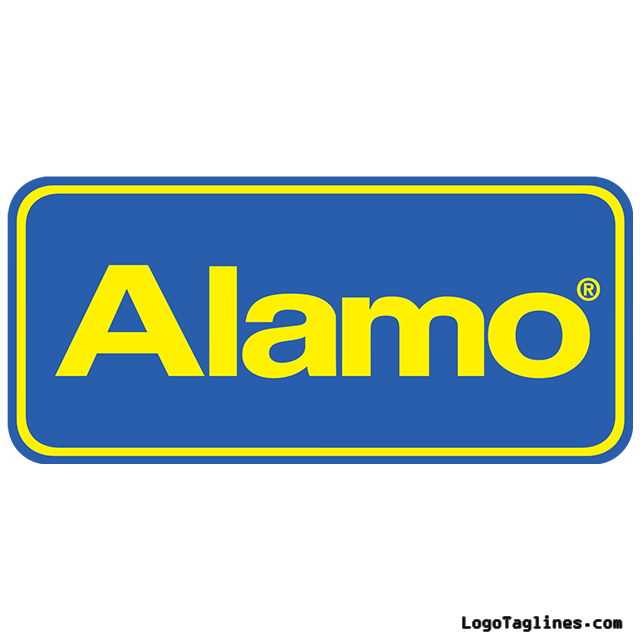 Alamo Rent a Car Logo and Tagline Slogan Owner