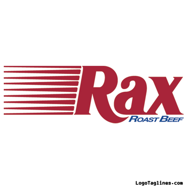Rax Roast Beef Logo and Tagline Slogan Founder Owner